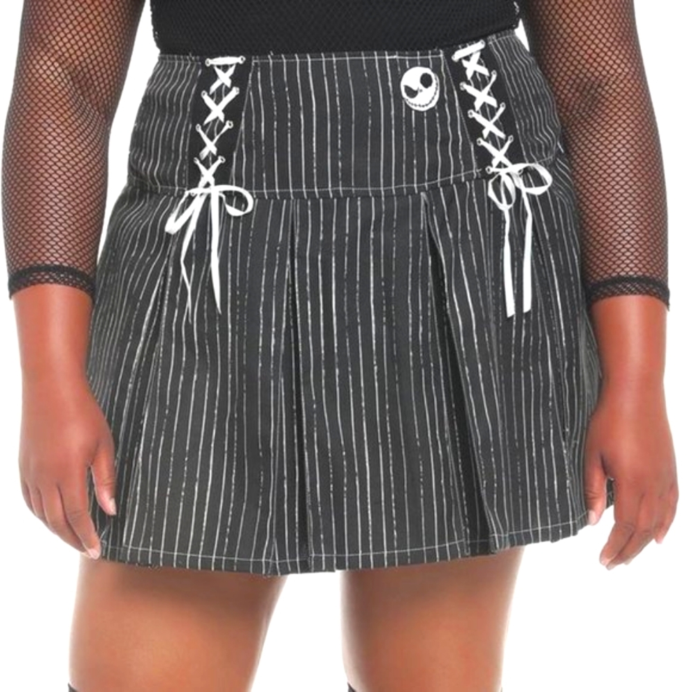 ❤️NWT HOT TOPIC NIGHTMARE BEFORE CHRISTMAS SKIRT - JACK SKELLINGTON